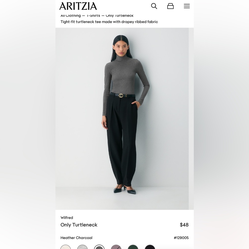 Aritzia Wilfred Turtle neck